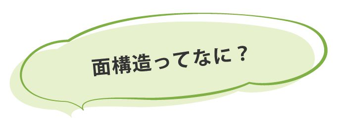 面構造てなに？