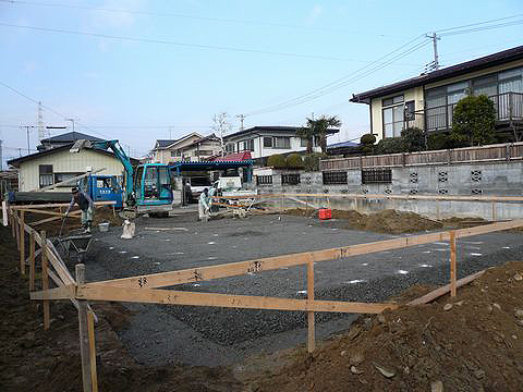 基礎工事 写真